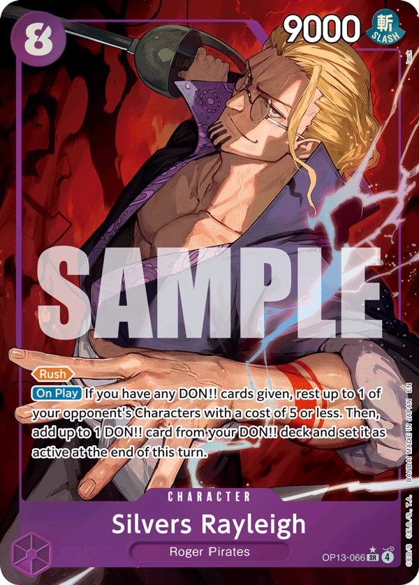 Silvers Rayleigh One Piece card