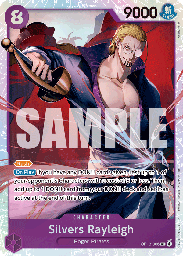 Silvers Rayleigh One Piece card