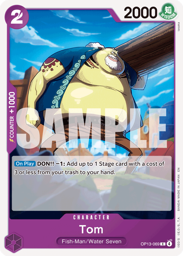 Tom One Piece card
