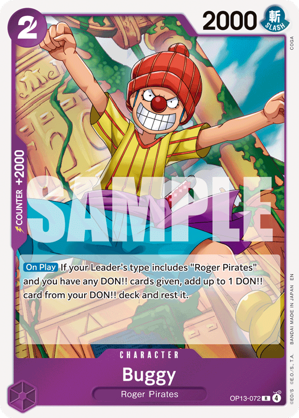 Buggy One Piece card