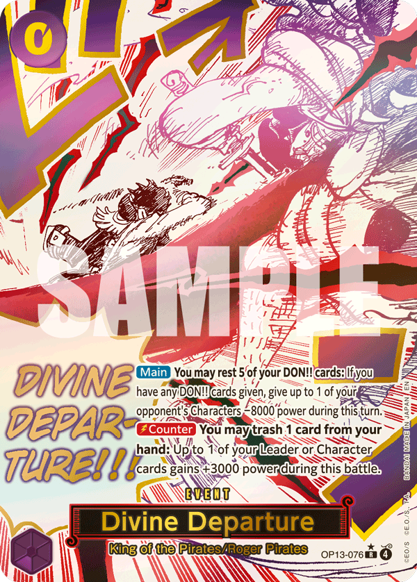Divine Departure One Piece card