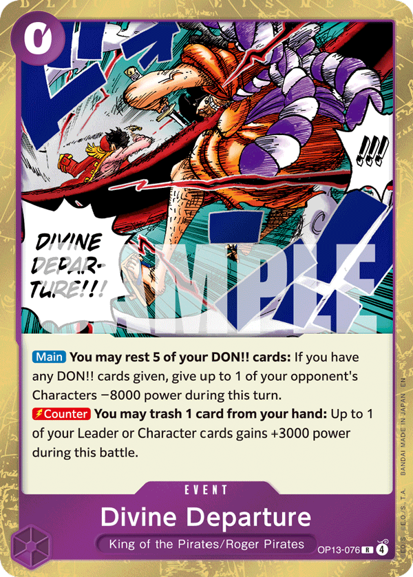 Divine Departure One Piece card