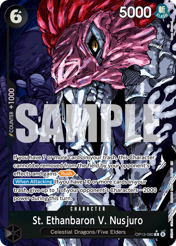 St. Ethanbaron V. Nusjuro One Piece card