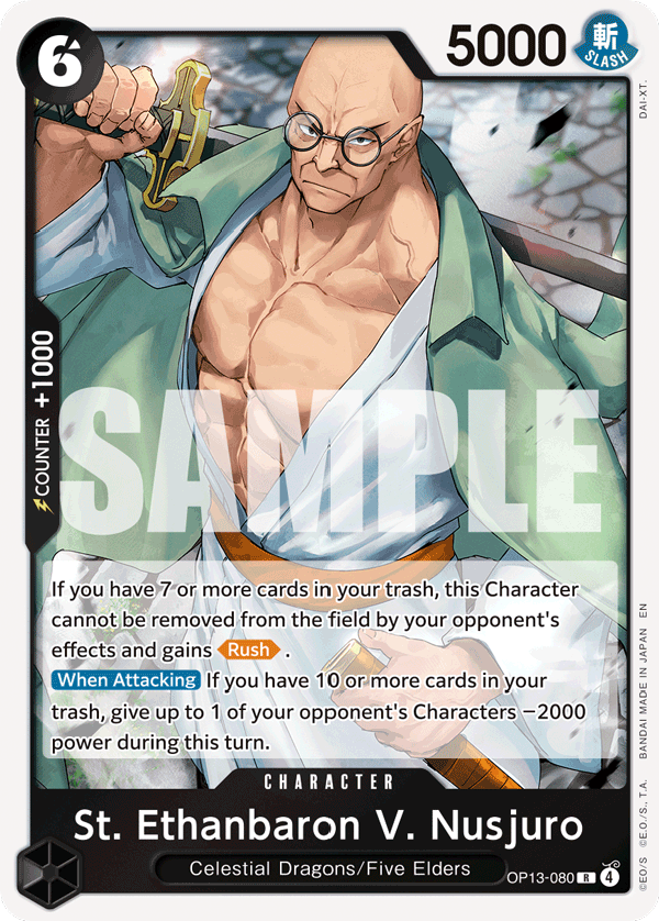 St. Ethanbaron V. Nusjuro One Piece card