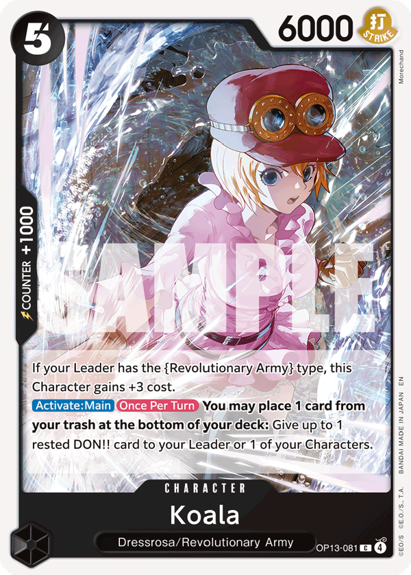 Koala One Piece card
