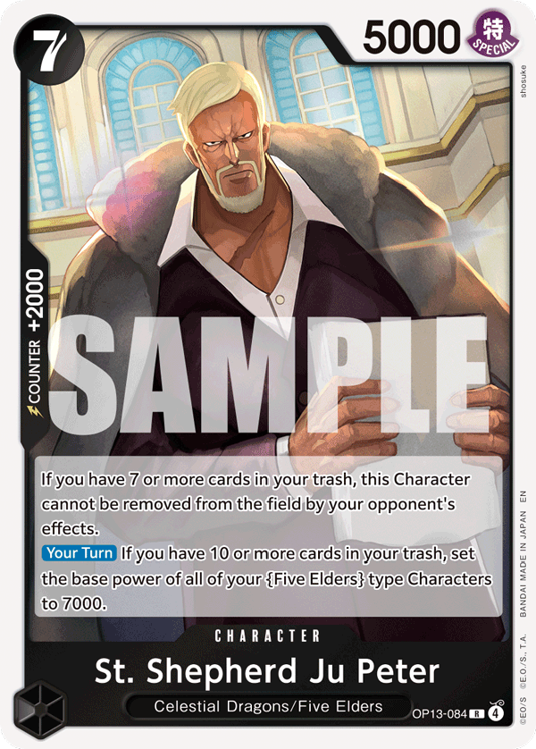 St. Shepherd Ju Peter One Piece card