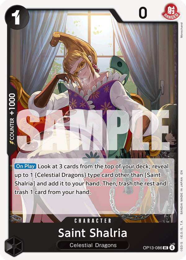 Saint Shalria One Piece card