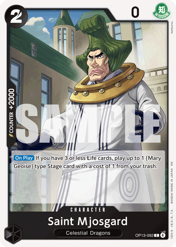 Saint Mjosgard One Piece card