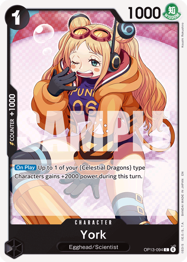 York One Piece card