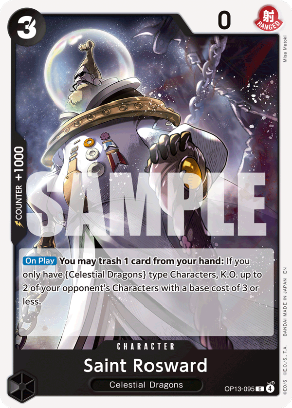 Saint Rosward One Piece card
