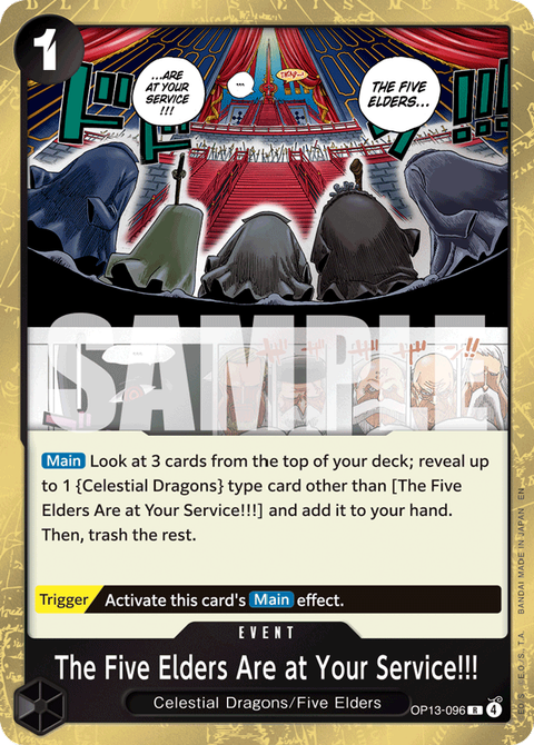 The Five Elders Are at Your Service!!!