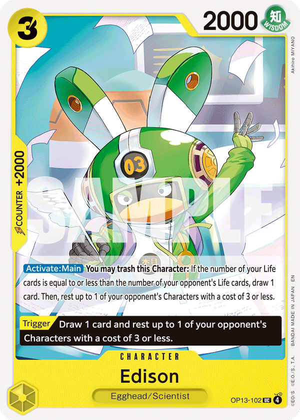 Edison One Piece card