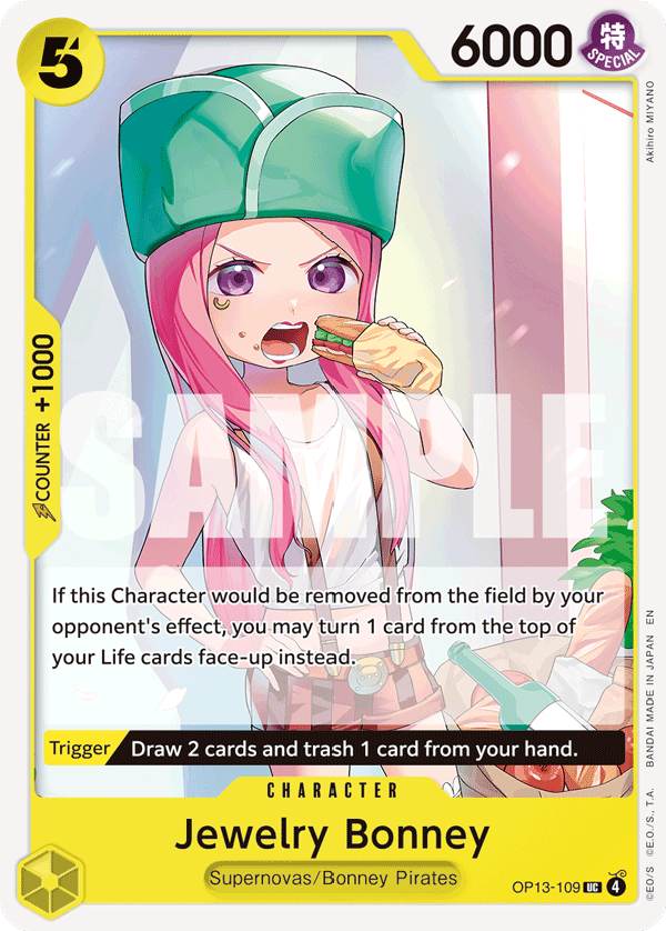 Jewelry Bonney One Piece card