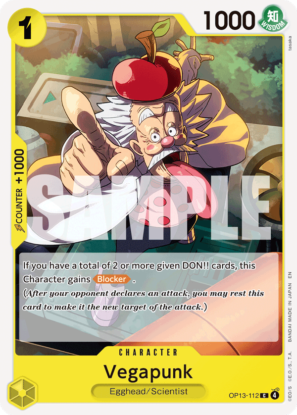 Vegapunk One Piece card