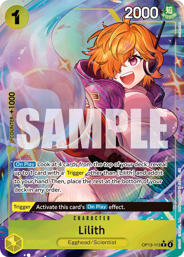 Lilith One Piece card