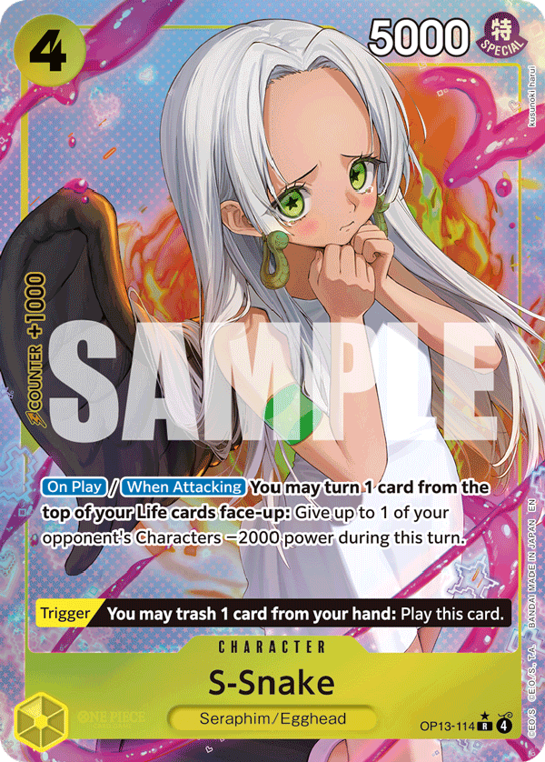 S-Snake One Piece card