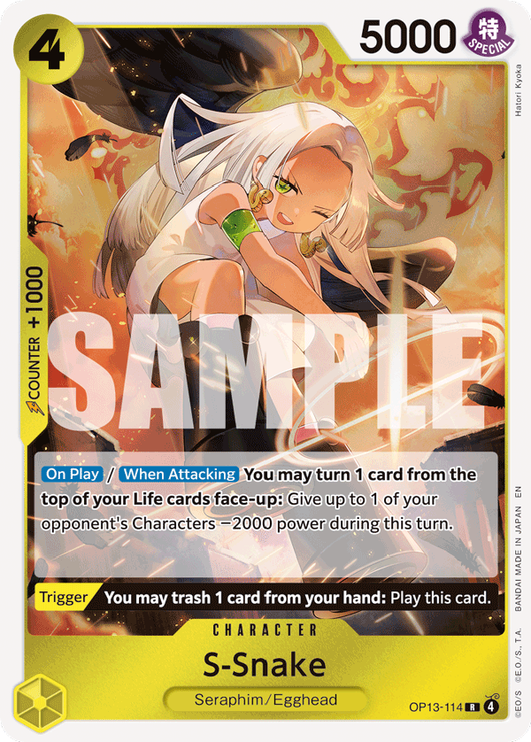 S-Snake One Piece card