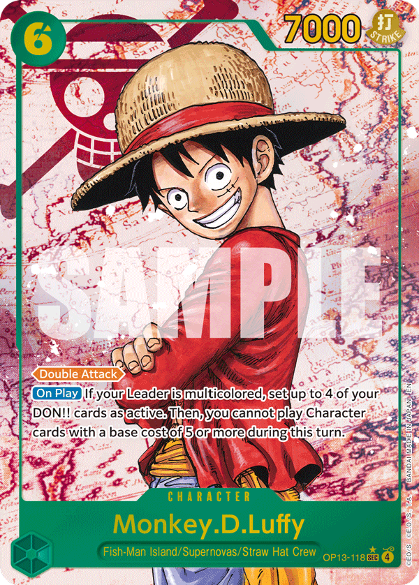 Monkey.D.Luffy One Piece card