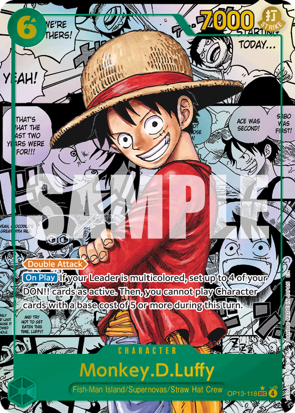 Monkey.D.Luffy One Piece card