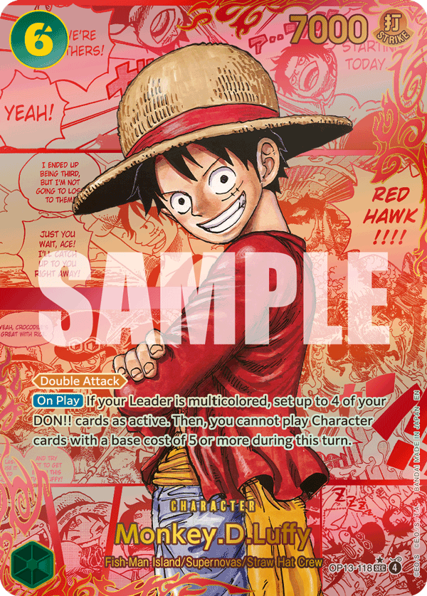 Monkey.D.Luffy One Piece card