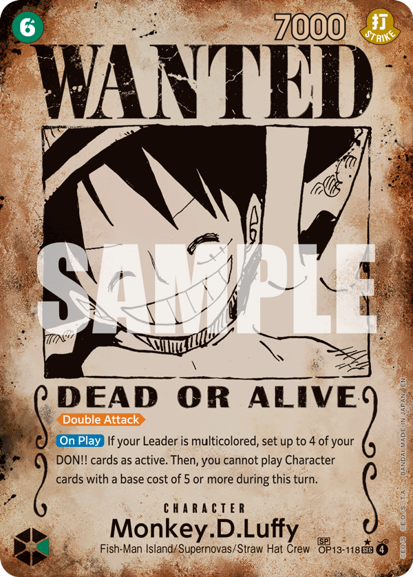 Monkey.D.Luffy One Piece card