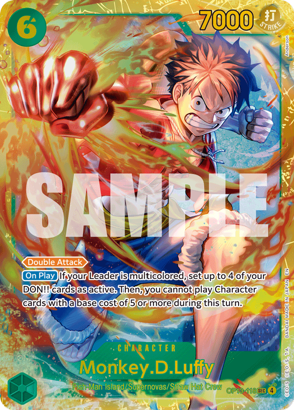 Monkey.D.Luffy One Piece card