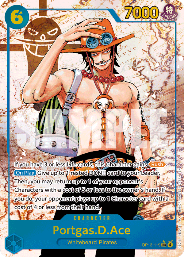 Portgas.D.Ace One Piece card