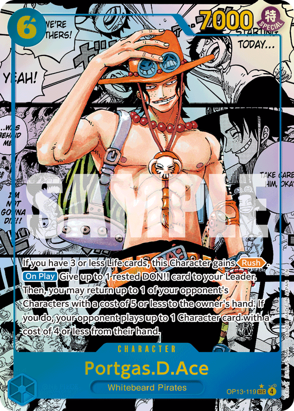 Portgas.D.Ace One Piece card