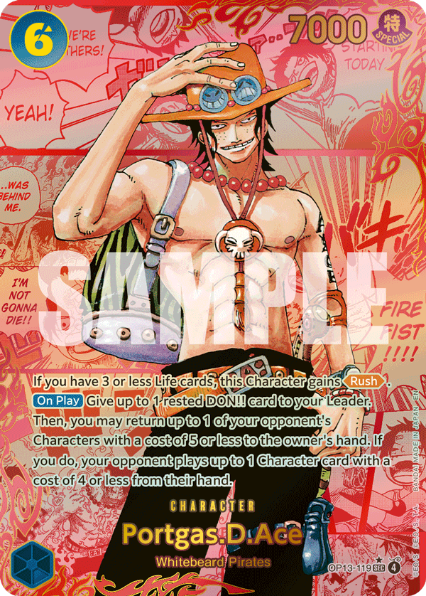 Portgas.D.Ace One Piece card