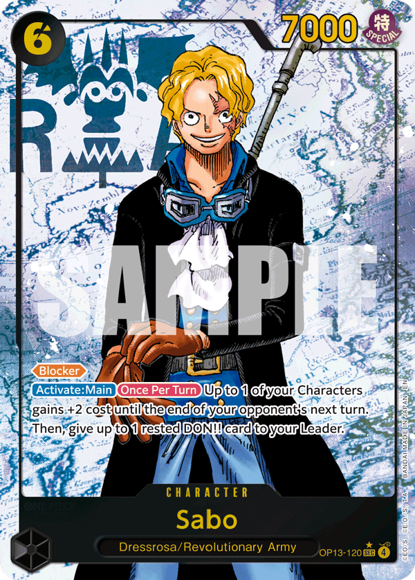 Sabo One Piece card