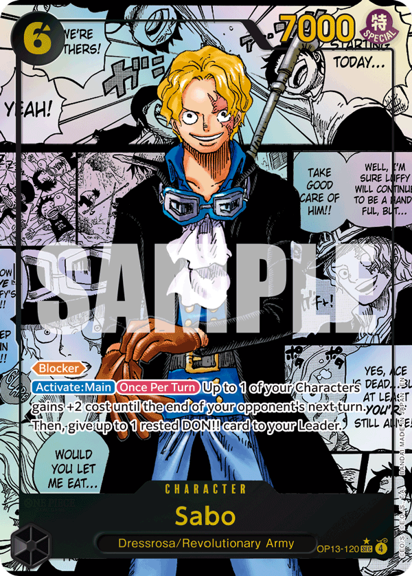 Sabo One Piece card