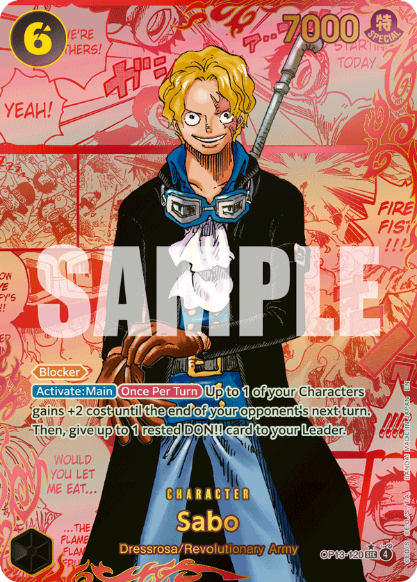 Sabo One Piece card