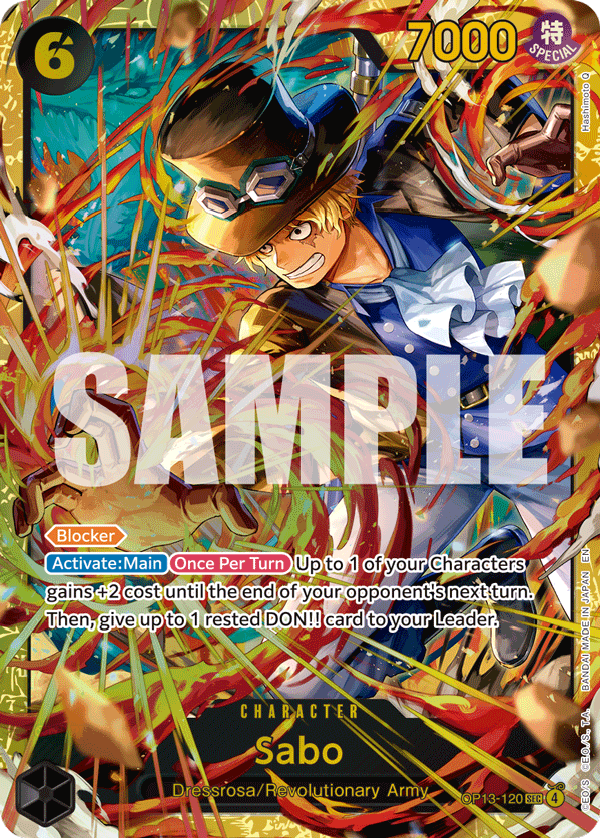 Sabo One Piece card