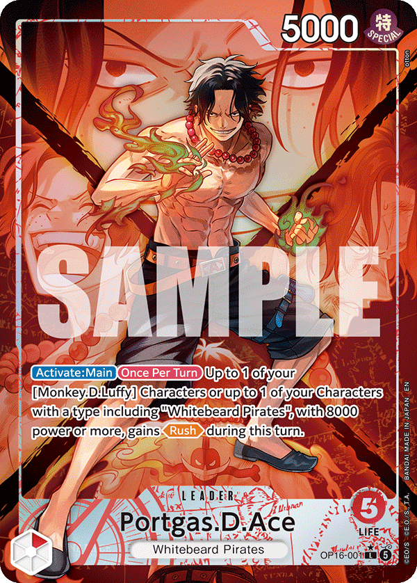 Portgas.D.Ace One Piece card