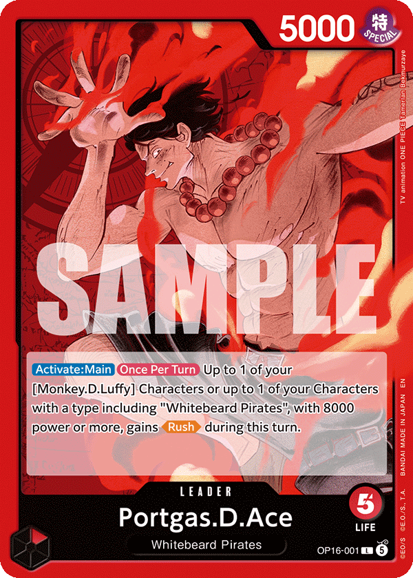 Portgas.D.Ace One Piece card