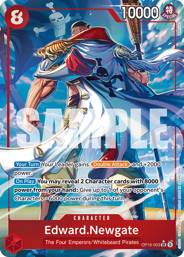 Edward.Newgate One Piece card