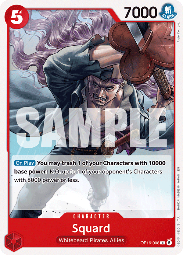 Squard One Piece card