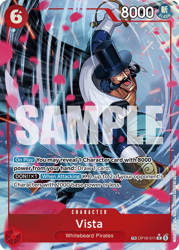 Vista One Piece card
