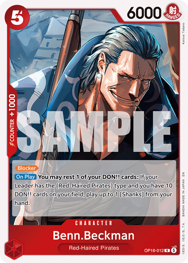 Benn.Beckman One Piece card