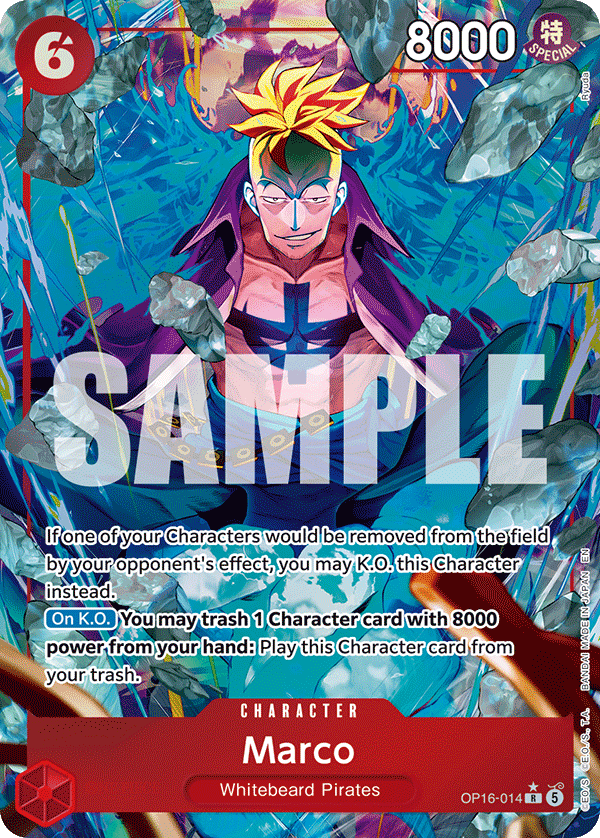 Marco One Piece card