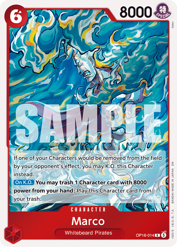 Marco One Piece card