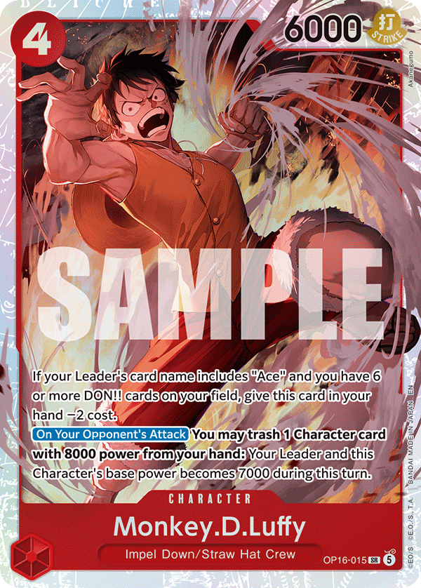 Monkey.D.Luffy One Piece card