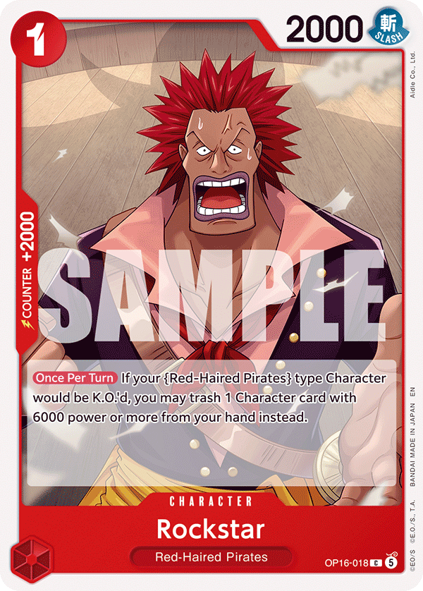 Rockstar One Piece card