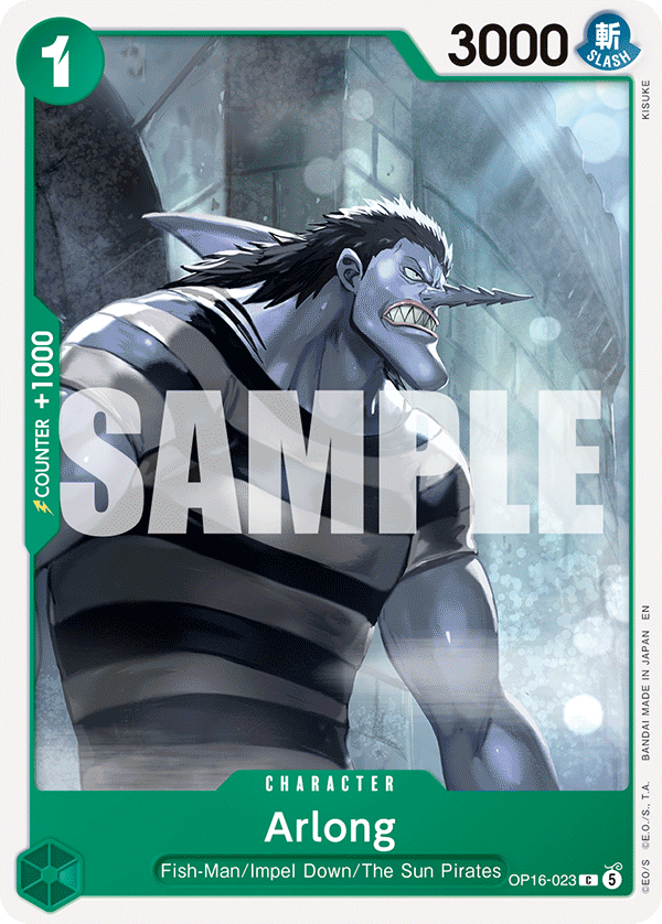 Arlong One Piece card