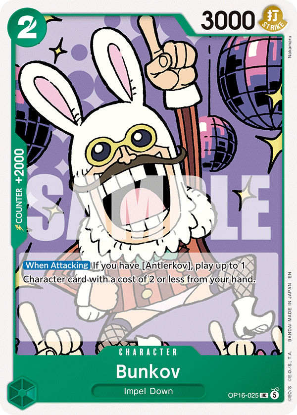 Bunkov One Piece card