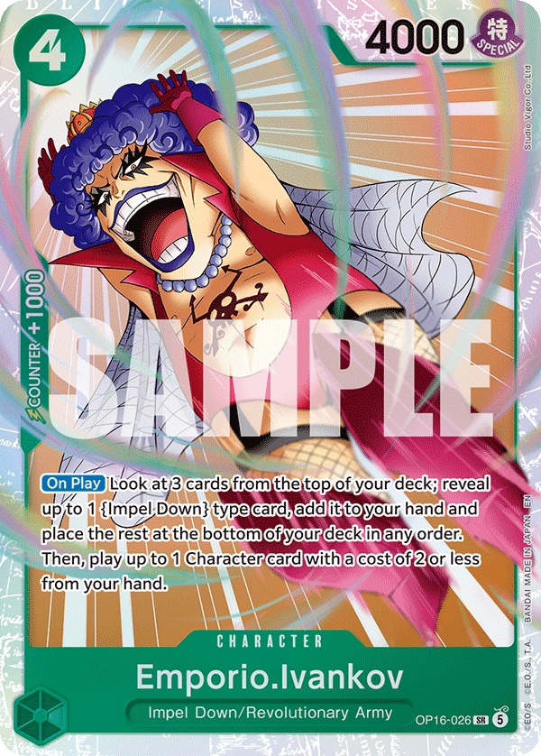 Emporio.Ivankov One Piece card
