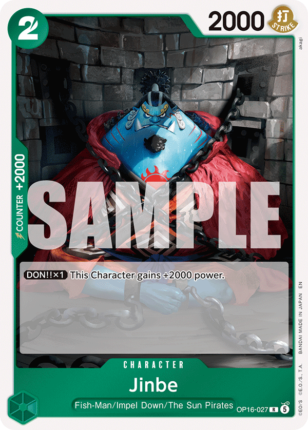 Jinbe One Piece card