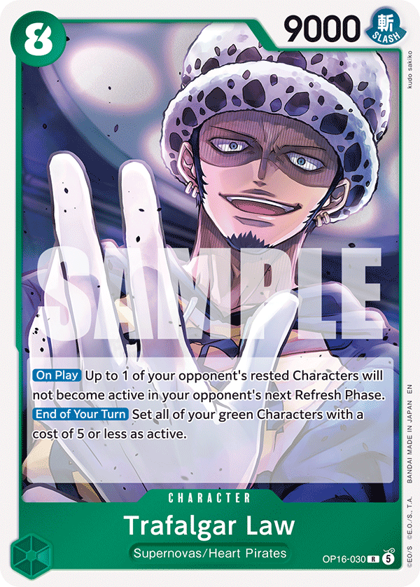 Trafalgar Law One Piece card