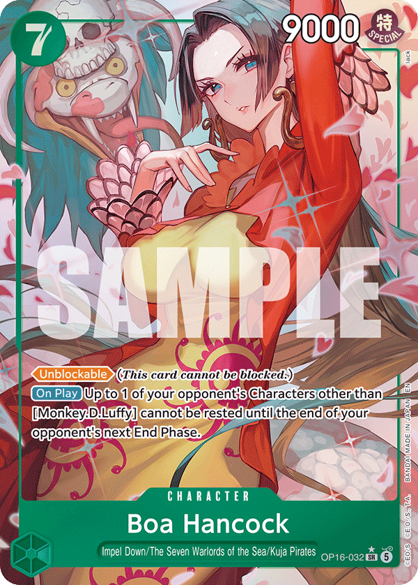Boa Hancock One Piece card