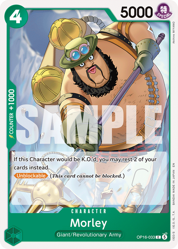 Morley One Piece card